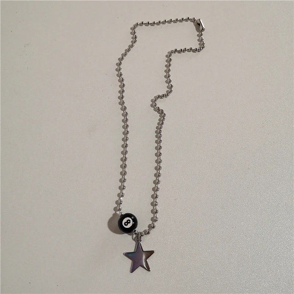 Star and ball necklace