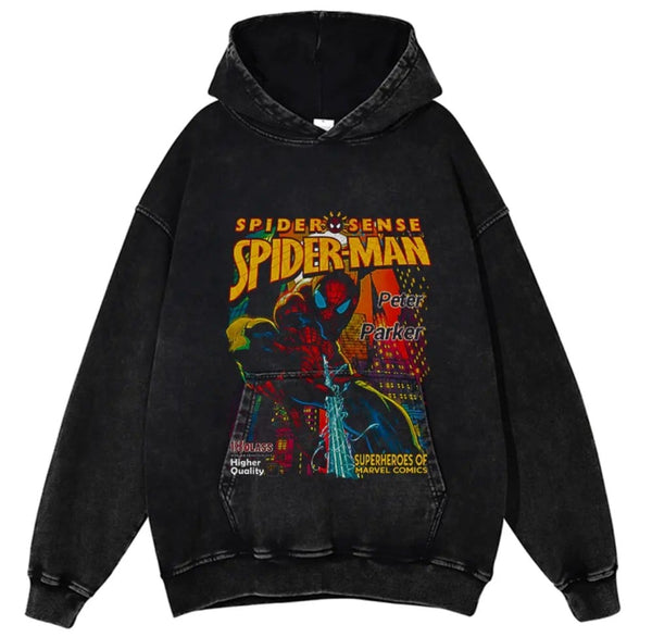 Spider Man Vintage Hoodie